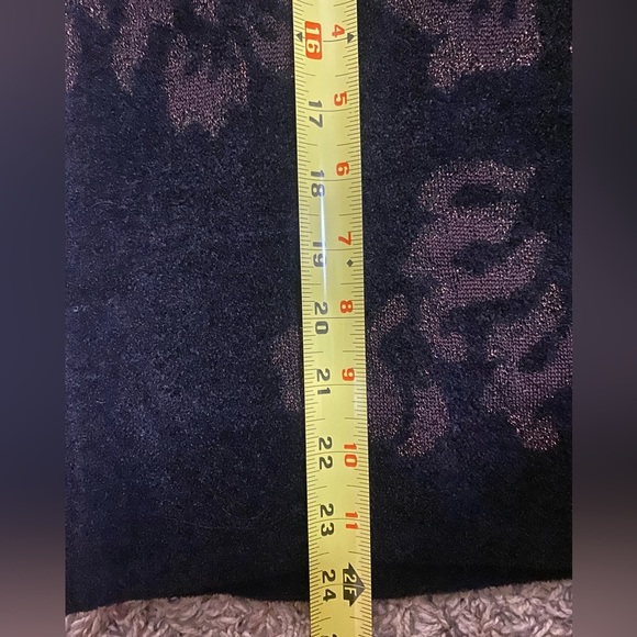 Chico's Brocade Crewneck Pullover Sweater Women’s Size 2 Medium Long Sleeve - Picture 5 of 6